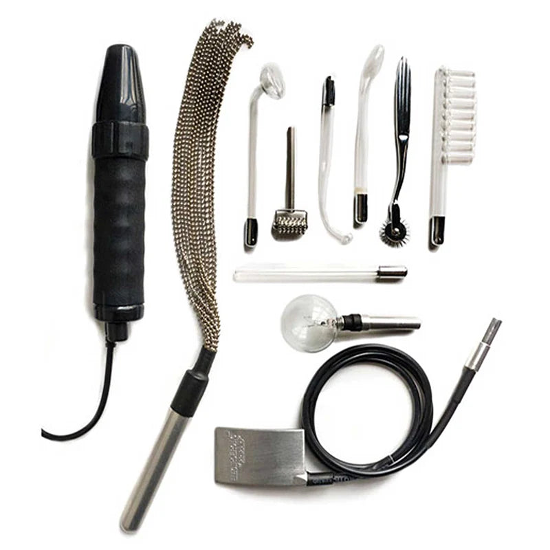 Agent Noir Neon Wand Electrosex Kit