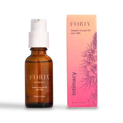 Awaken arousal oil, botanical intimacy oil, sensitivity support